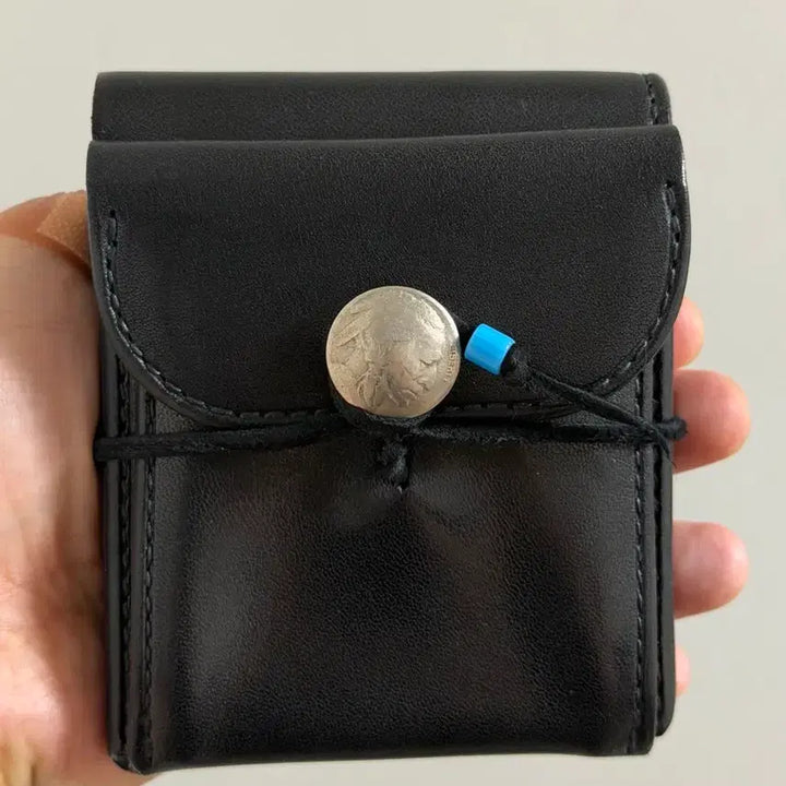 [BUNJANG] Goros Leather Bifold Wallet / 고로스 소가죽 반지갑 블랙