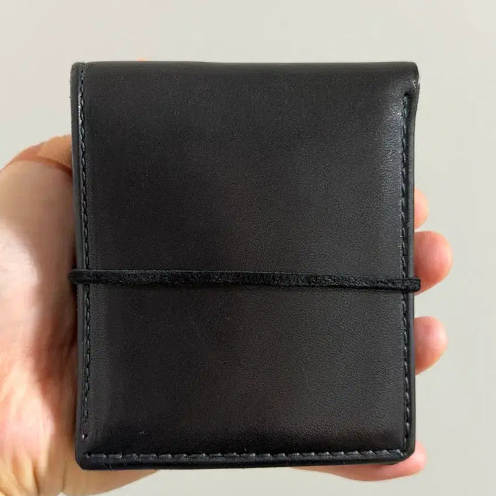 [SOLD OUT] 고로스 소가죽 반지갑 블랙