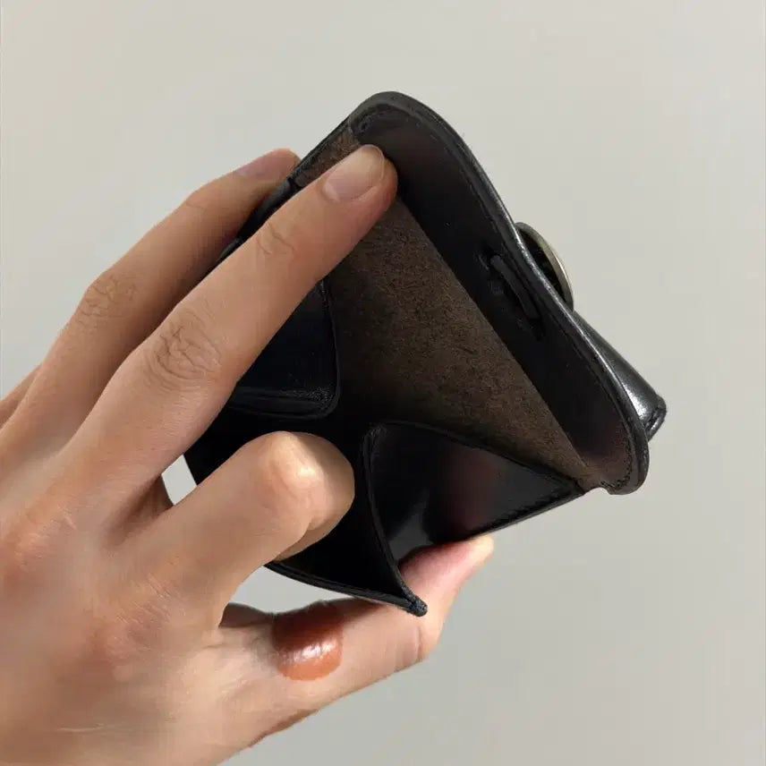 [BUNJANG] Goros Leather Bifold Wallet / 고로스 소가죽 반지갑 블랙