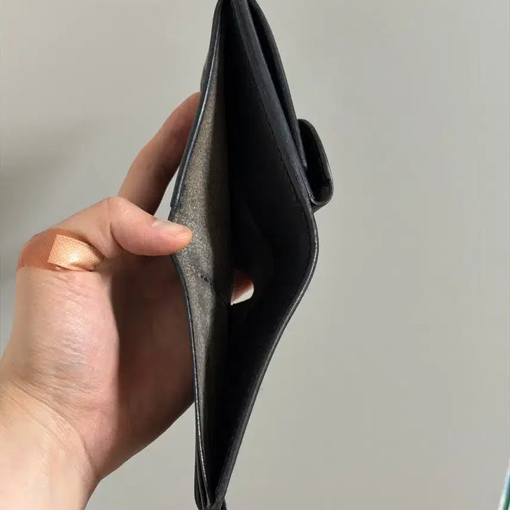 [BUNJANG] Goros Leather Bifold Wallet / 고로스 소가죽 반지갑 블랙