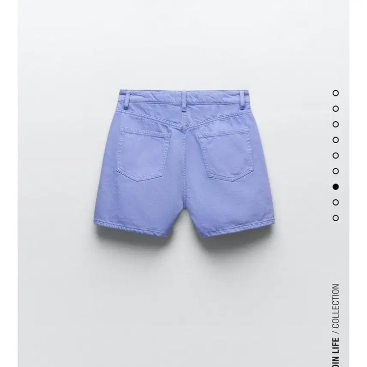 [BUNJANG] ZARA Lavender Denim Shorts / 자라 연보라 데님 반바지
