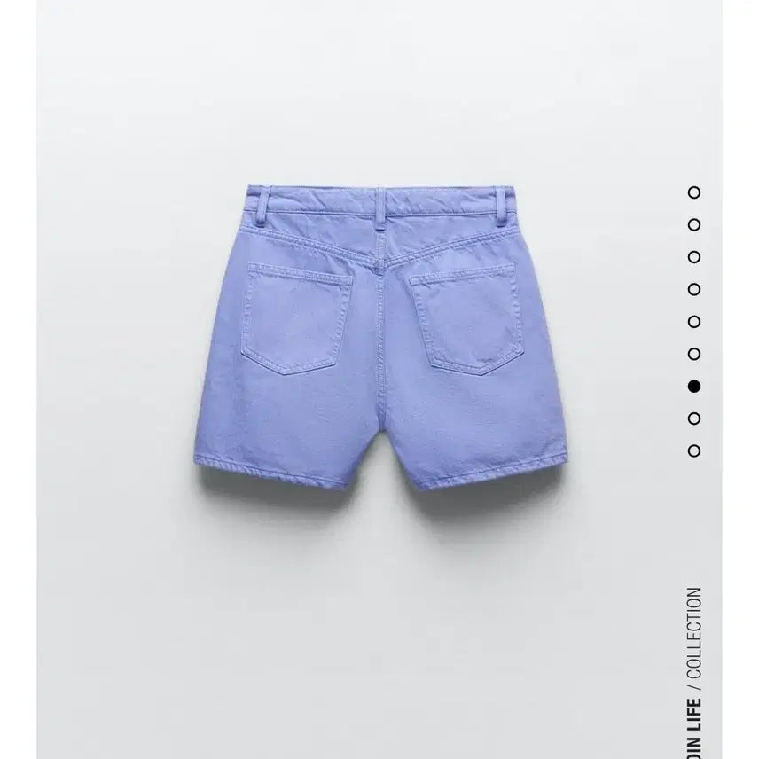 [BUNJANG] ZARA Lavender Denim Shorts / 자라 연보라 데님 반바지