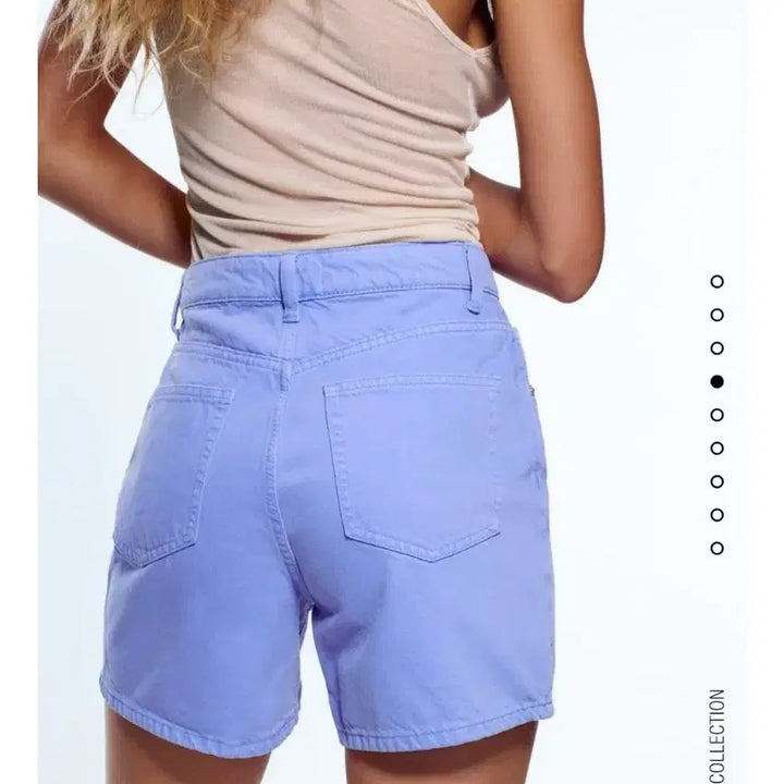[BUNJANG] ZARA Lavender Denim Shorts / 자라 연보라 데님 반바지