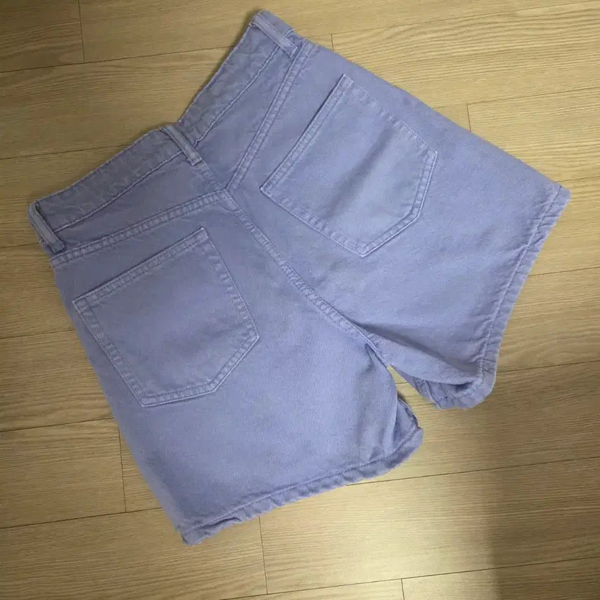 [BUNJANG] ZARA Lavender Denim Shorts / 자라 연보라 데님 반바지
