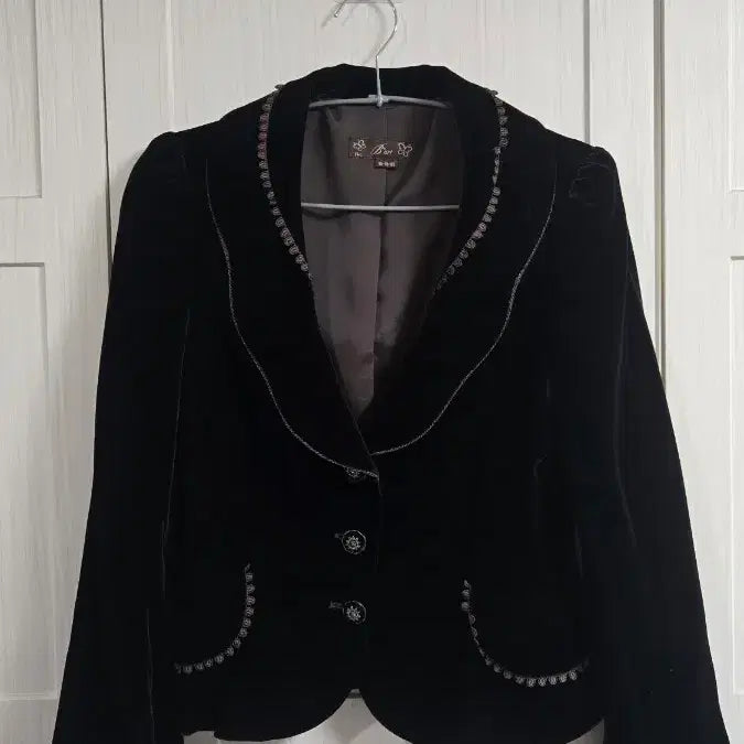 [BUNJANG] Viart Velvet Jacket / 비아트 벨벳 자켓