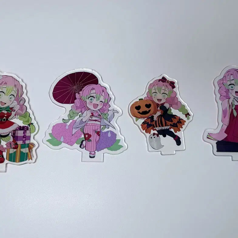 [BUNJANG] Demon Slayer Mitsuri Acrylic Set / 귀멸의 칼날 귀칼 칸로지 미츠리 비공식 아크릴 일괄 판매