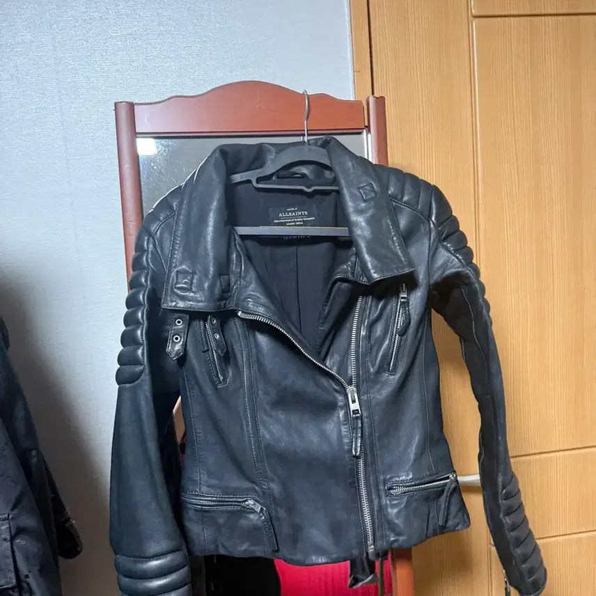 [BUNJANG] AllSaints Stein Biker Leather Jacket / 올세인츠 스타인 바이커 가죽 자켓