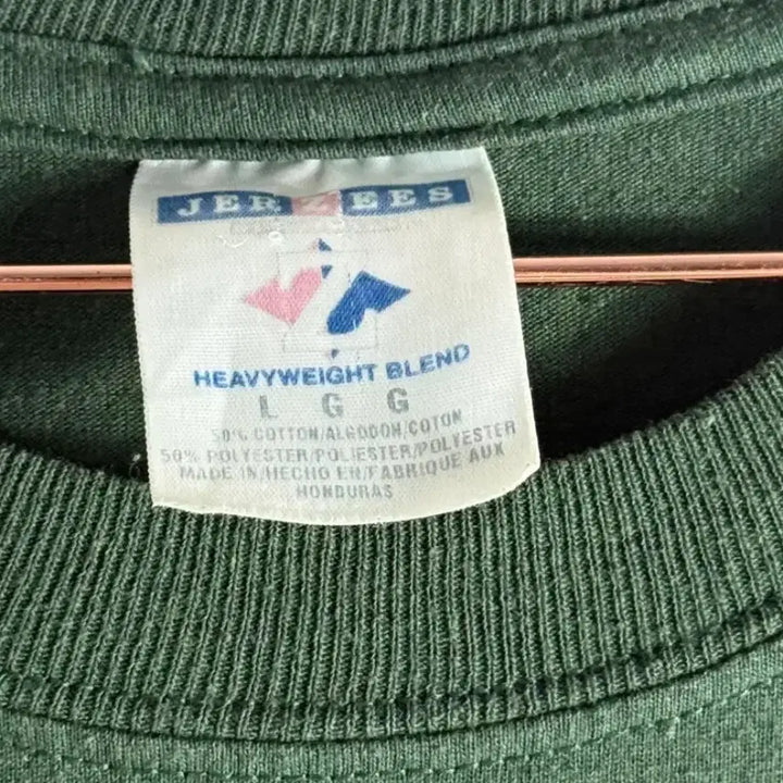 [BUNJANG] Jerzees 90s USA Globe Print T-shirt (L) / 90s usa Jerzees 지구본 프린팅 반팔 티셔츠 L