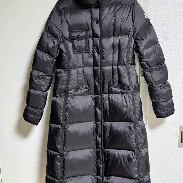 [BUNJANG] Moncler Hermine Long Down Jacket Black / 몽클레어 해르미 여성 롱패딩 블랙