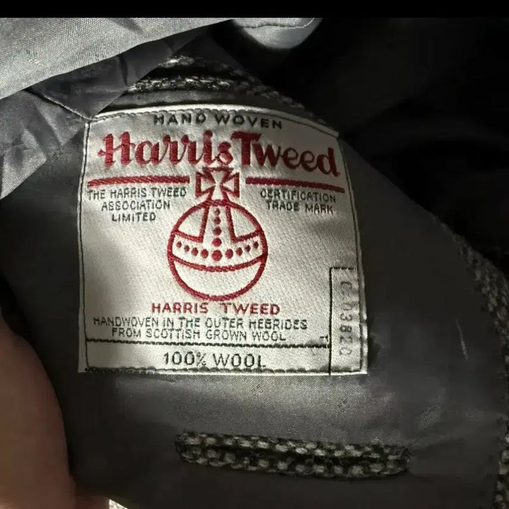 [BUNJANG] Harris Tweed Gray Blazer M / USA 해리스트위드 멜란지 울100% 그레이 블레이저 m