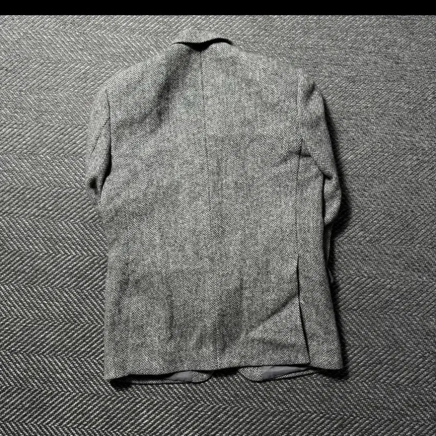 [BUNJANG] Harris Tweed Gray Blazer M / USA 해리스트위드 멜란지 울100% 그레이 블레이저 m