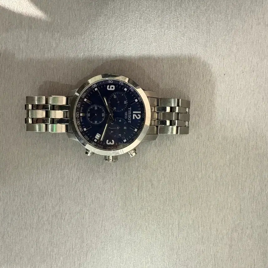 [BUNJANG] Tissot Blue Dial Watch Full Set / 티쏘 청판 시계 풀박스