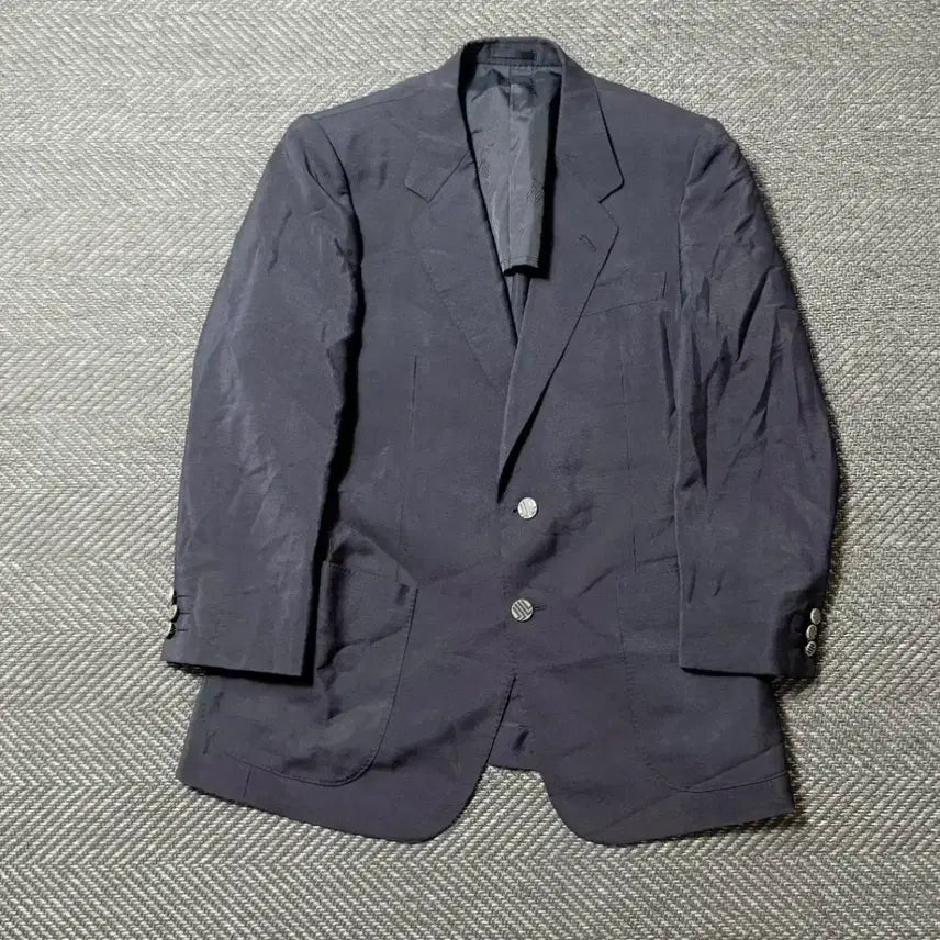 [BUNJANG] Lanvin Navy Jacket (Size 47) / Paris 오리지널 랑방 네이비 남성 자켓 (R52,47)
