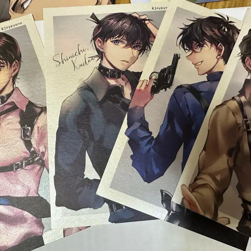 [BUNJANG] Detective Conan Illustration Postcard Set / 명탐정 코난 일러스트 엽서 굿즈