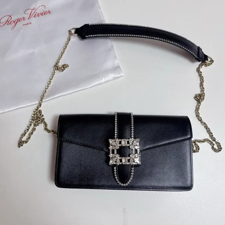 [BUNJANG] Roger Vivier Black Bag / 동영상 있음) 로저비비에 블랙백