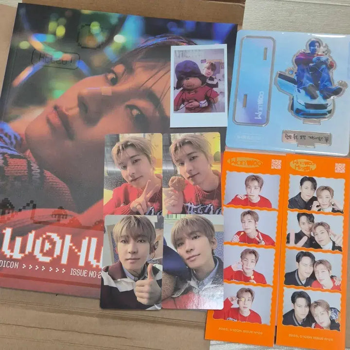 [BUNJANG] SEVENTEEN Wonwoo Dicon Personal Version A Photocard &amp; Exclusive Polaroid Photocard Bundle / 세븐틴 원우 디아이콘 개인버전(구성품 포카 및 특전 폴라포카 포함)
