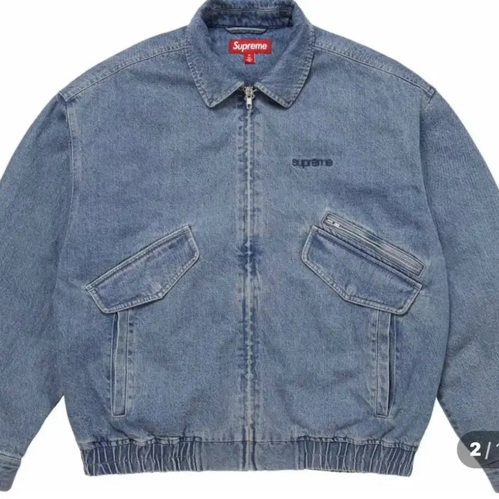 [BUNJANG] Supreme Utility Denim Work Jacket M / 슈프림 유틸리티 데님 워크자켓 M