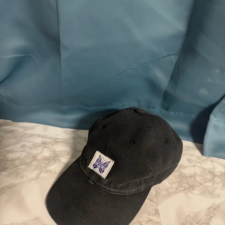 [BUNJANG] Needles 16oz Cotton Canvas Workers Cap Black / 니들스 모자(16온즈 코튼 캔버스 워커스 캡 블랙)