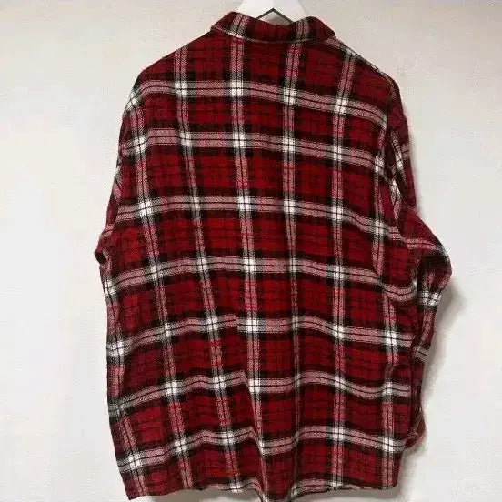 [BUNJANG] Blackout Shirt L Size / 블랙아웃 플란넬 레드 셔츠 L사이즈
