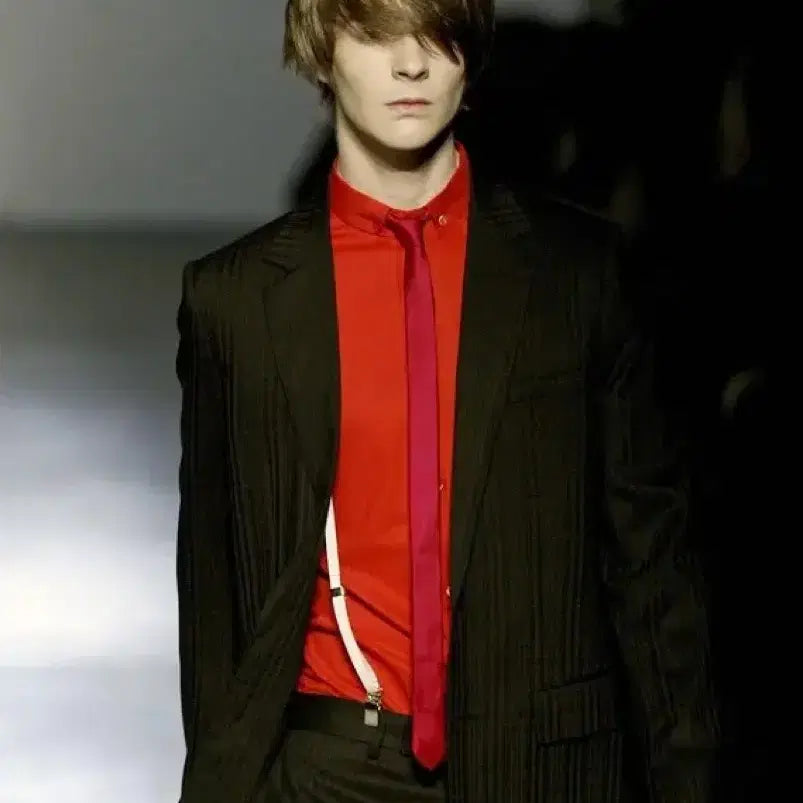 [BUNJANG] Dior Homme 2006 SS Red Shirt / Dior homme  2006 SS 디올옴므 에디슬리먼 레드 셔츠 39