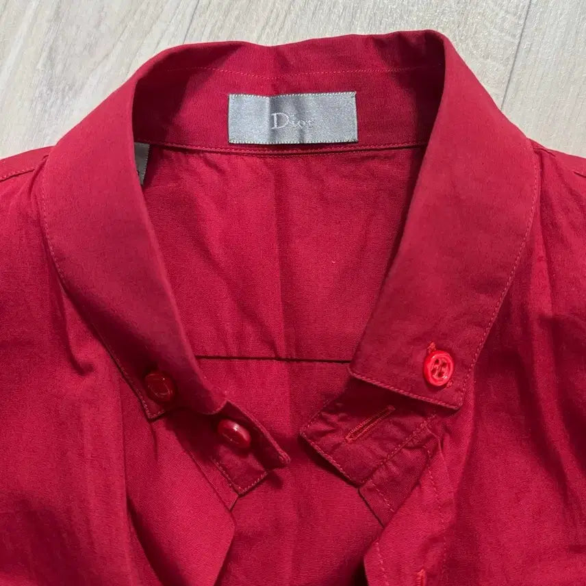[BUNJANG] Dior Homme 2006 SS Red Shirt / Dior homme  2006 SS 디올옴므 에디슬리먼 레드 셔츠 39