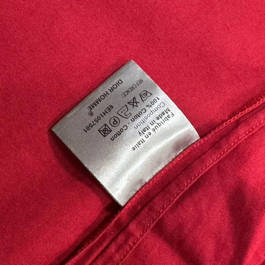 [BUNJANG] Dior Homme 2006 SS Red Shirt / Dior homme  2006 SS 디올옴므 에디슬리먼 레드 셔츠 39