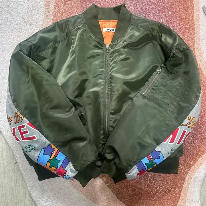 [BUNJANG] Y+ONE MA-1 Flight Jacket / Y+ONE 카키 ma-1 항공점퍼