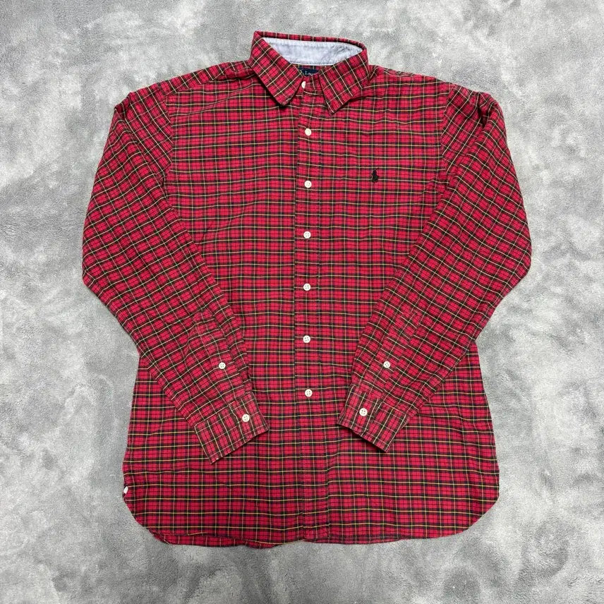 [BUNJANG] Polo Ralph Lauren Red Check Shirt / 폴로랄프로렌 레드 체크셔츠