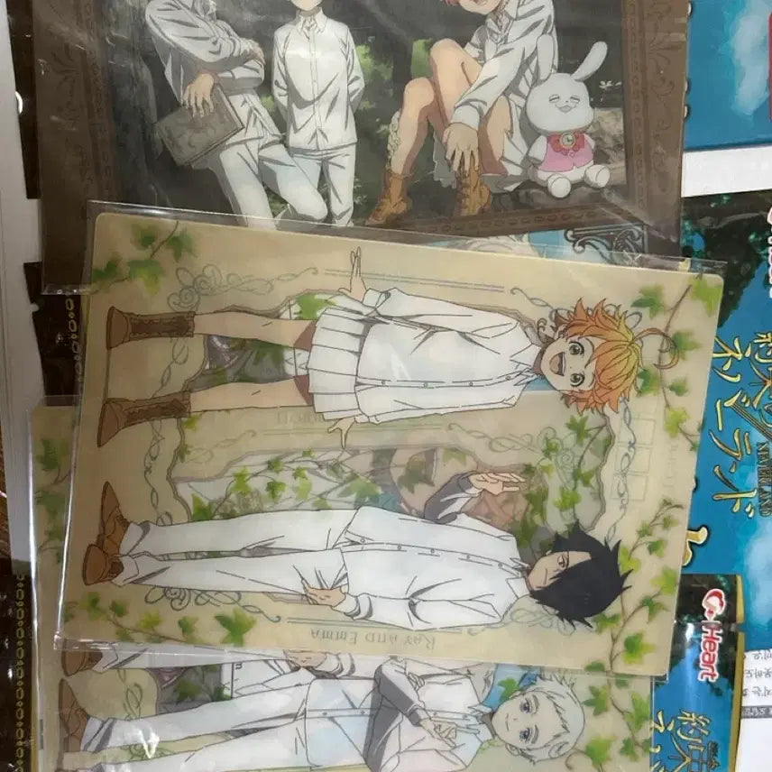 [BUNJANG] The Promised Neverland Clear Postcard Set / 약속의 네버렌드 클리어 포스트카드 공굿