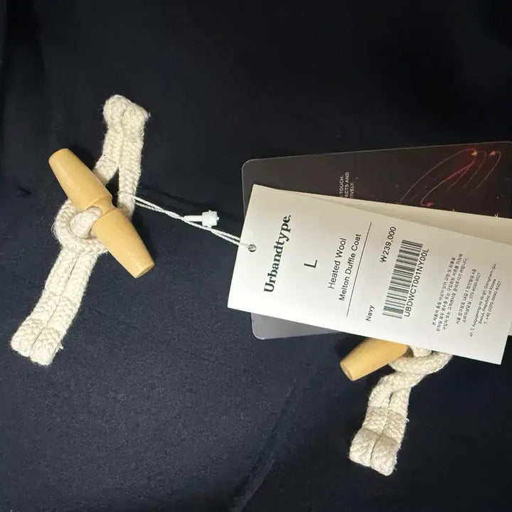 [BUNJANG] Urban Dtype Navy Duffle Coat / 어반디타입 더플코트 네이비 떡볶이코트 새상품