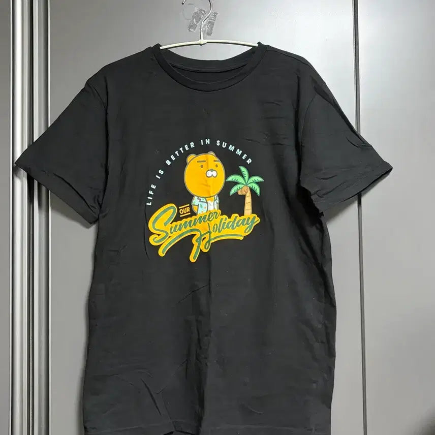 [SOLD OUT] 카카오프렌즈 라이언 반팔티 블랙
