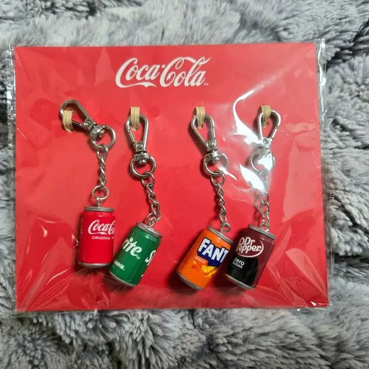 [BUNJANG] Coca-Cola Soda Can Keyring Set / 코카콜라 키링세트 4종