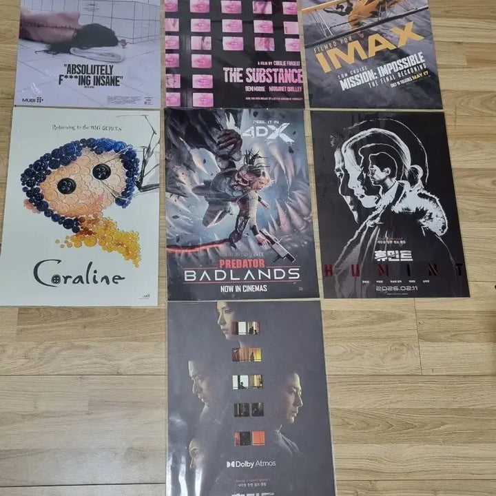 [BUNJANG] Movie A3 Poster Bundle Set / 일반택배전용, 네고가능 영화 A3포스터 세트 일괄