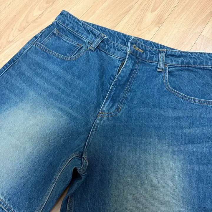 [BUNJANG] Coore Fading Panel Denim Pants L / 쿠어 페이딩 패널 데님 팬츠 L