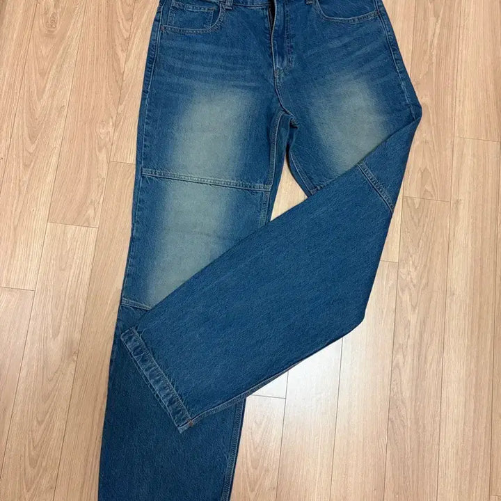 [BUNJANG] Coore Fading Panel Denim Pants L / 쿠어 페이딩 패널 데님 팬츠 L