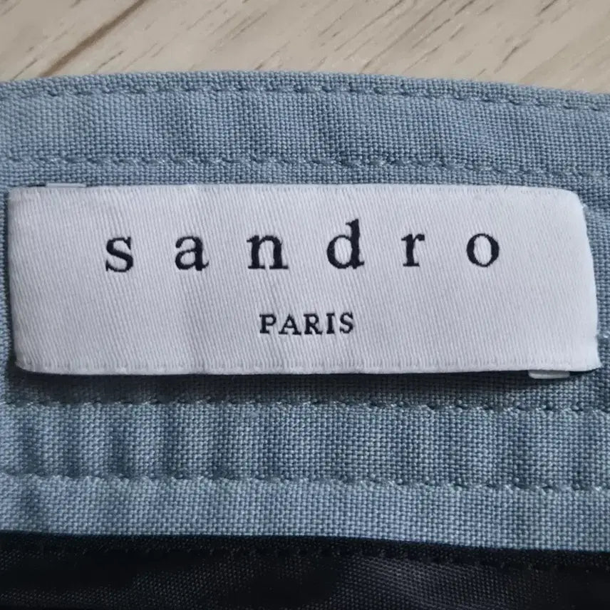 [BUNJANG] Sandro Drawstring Pants (Women) - Sky Blue / 산드로  드로스트링 바지(여자) 40