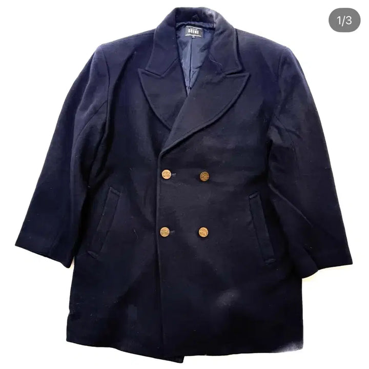 [BUNJANG] Scene 100% Wool Pea Coat / Scene - 피코트