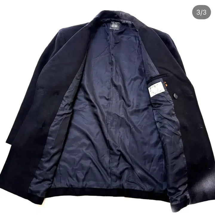 [BUNJANG] Scene 100% Wool Pea Coat / Scene - 피코트