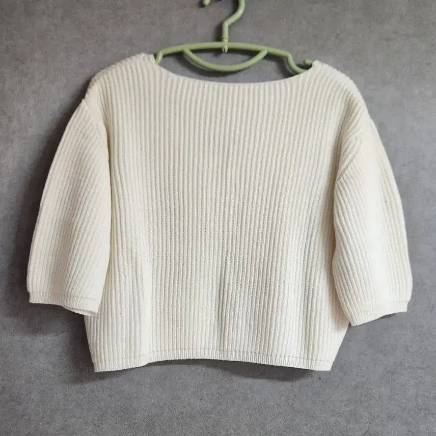 [BUNJANG] Ivory Knit Cardigan S / 아이보리 니트 가디건 S
