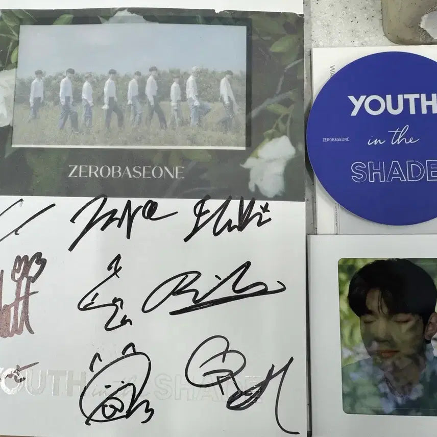 [BUNJANG] Zerobaseone Autographed Youth Photocard / Sell zerobaseone autograph youth in the