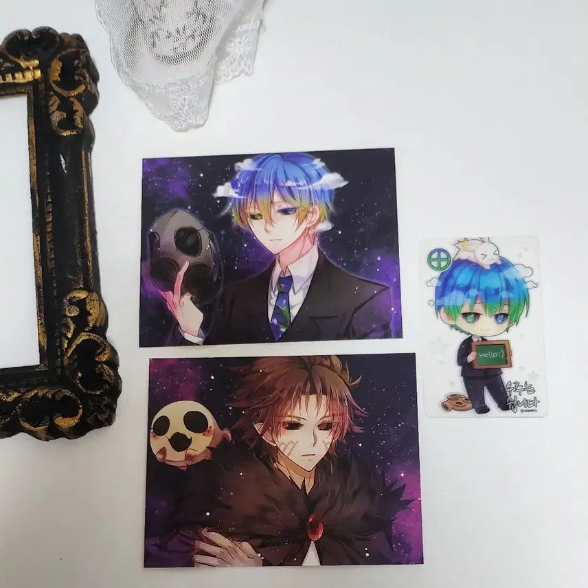 [BUNJANG] Cosmic Comics Earth & Pluto Postcard & Mini Card Set / 코스믹 코믹스 어스 & 플루토 엽서 set + 미니카드