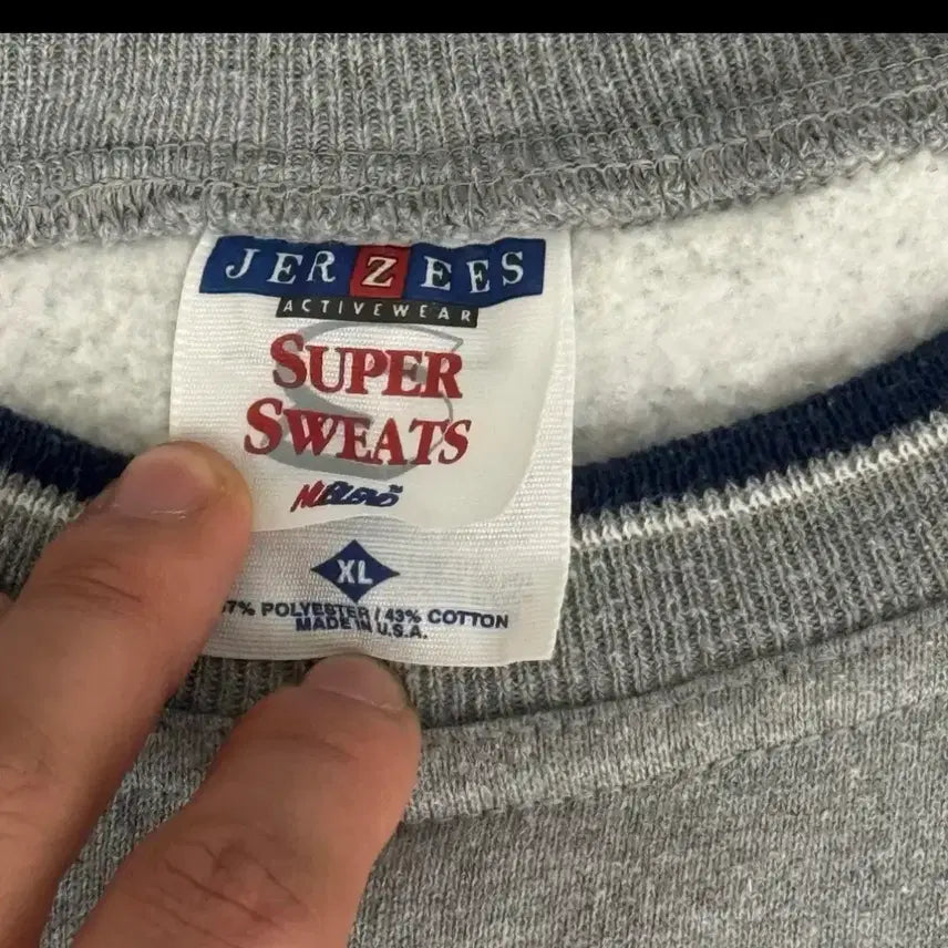 [BUNJANG] Nokia Super Bowl 2006 Grey Sweatshirt XL / USA 00s jerzees 노키아 슈퍼볼 2006 그레이 스웻 xl