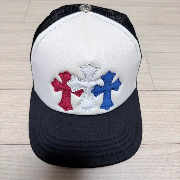 [BUNJANG] Chrome Hearts Cemetery Cross Trucker Hat / 크롬하츠 세메터리 크로스 트러커햇