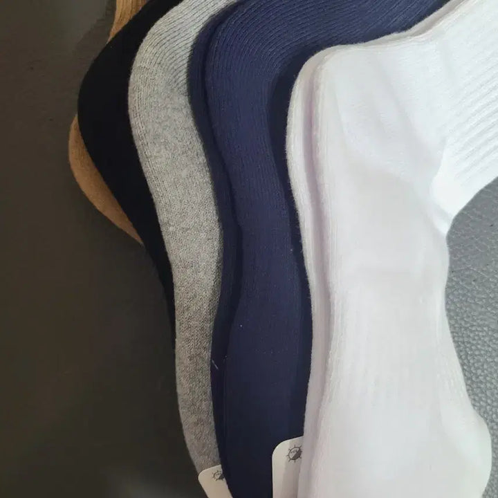 [BUNJANG] ALO 알로 양말 5족세트 (화이트/네이비/그레이/블랙/브라운) / ALO 알로 양말 5족세트 (화이트/네이비/그레이/블랙/브라운)