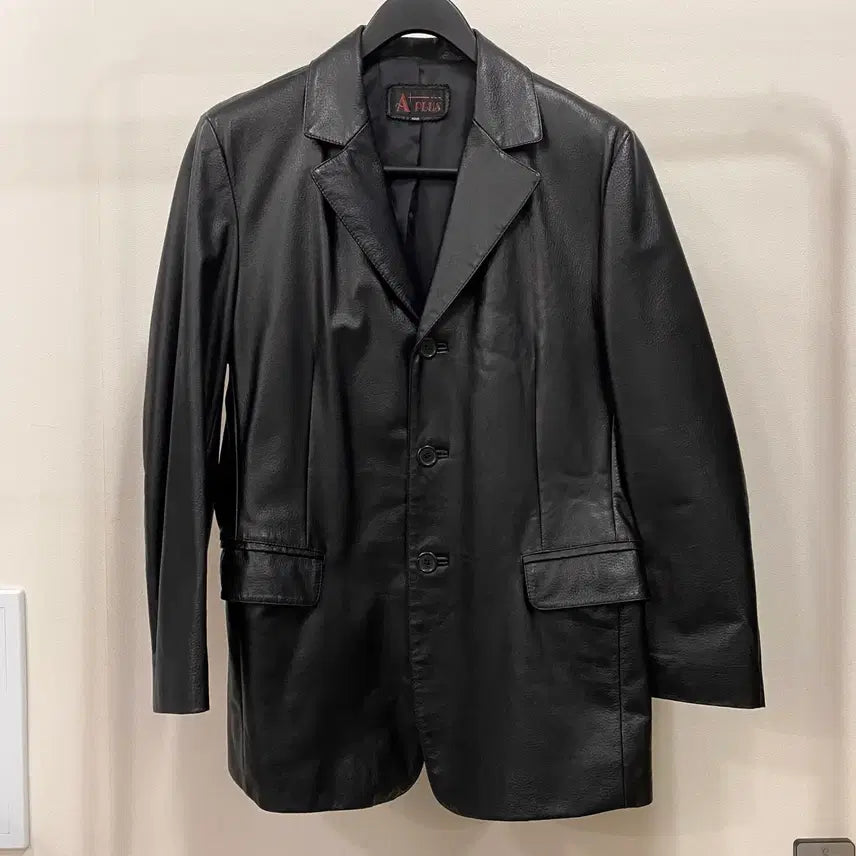 [BUNJANG] APLUS Vintage Leather Blazer / <L> APLUS 빈티지 양가죽 블레이저
