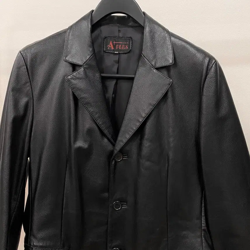 [BUNJANG] APLUS Vintage Leather Blazer / <L> APLUS 빈티지 양가죽 블레이저