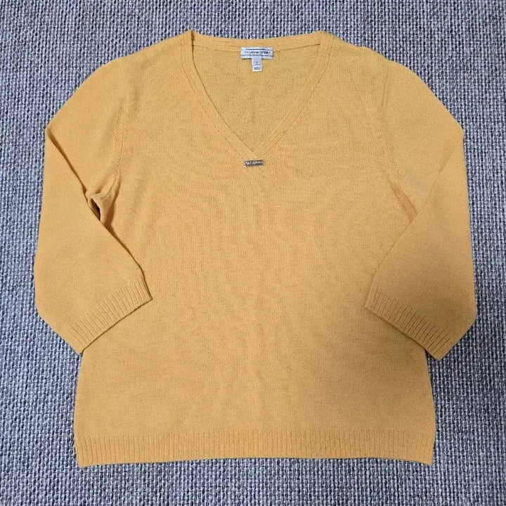 [BUNJANG] ST. JOHN SPORT Wool Knit Sweater / ST.JOHN SPORT 울 니트 L 택없는 새제품  머스타드 옐로우