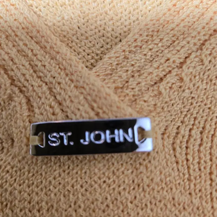 [BUNJANG] ST. JOHN SPORT Wool Knit Sweater / ST.JOHN SPORT 울 니트 L 택없는 새제품  머스타드 옐로우