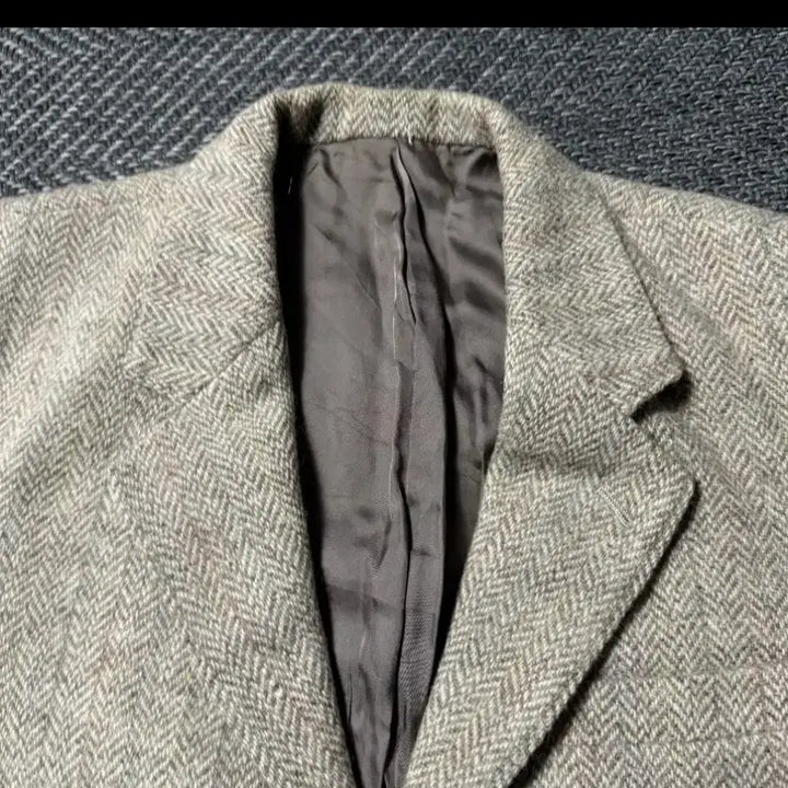 [BUNJANG] USA Harris Tweed Blazer Brown Jacket M / USA 해리스트위드 울100% 블레이저 브라운 자켓 m