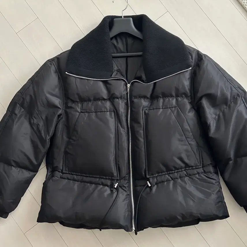 [BUNJANG] SYSTEM Black Short Down Padded Jacket / SYSTEM 블랙 숏패딩